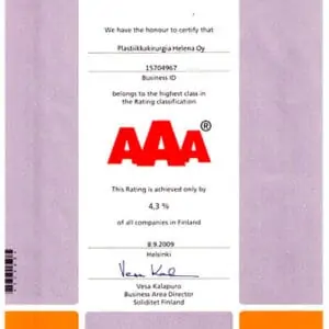 AAA Certificate