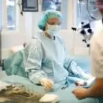 Helena Puonti in an operation