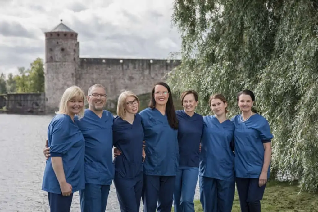 Clinic Staff With Olavinlinna