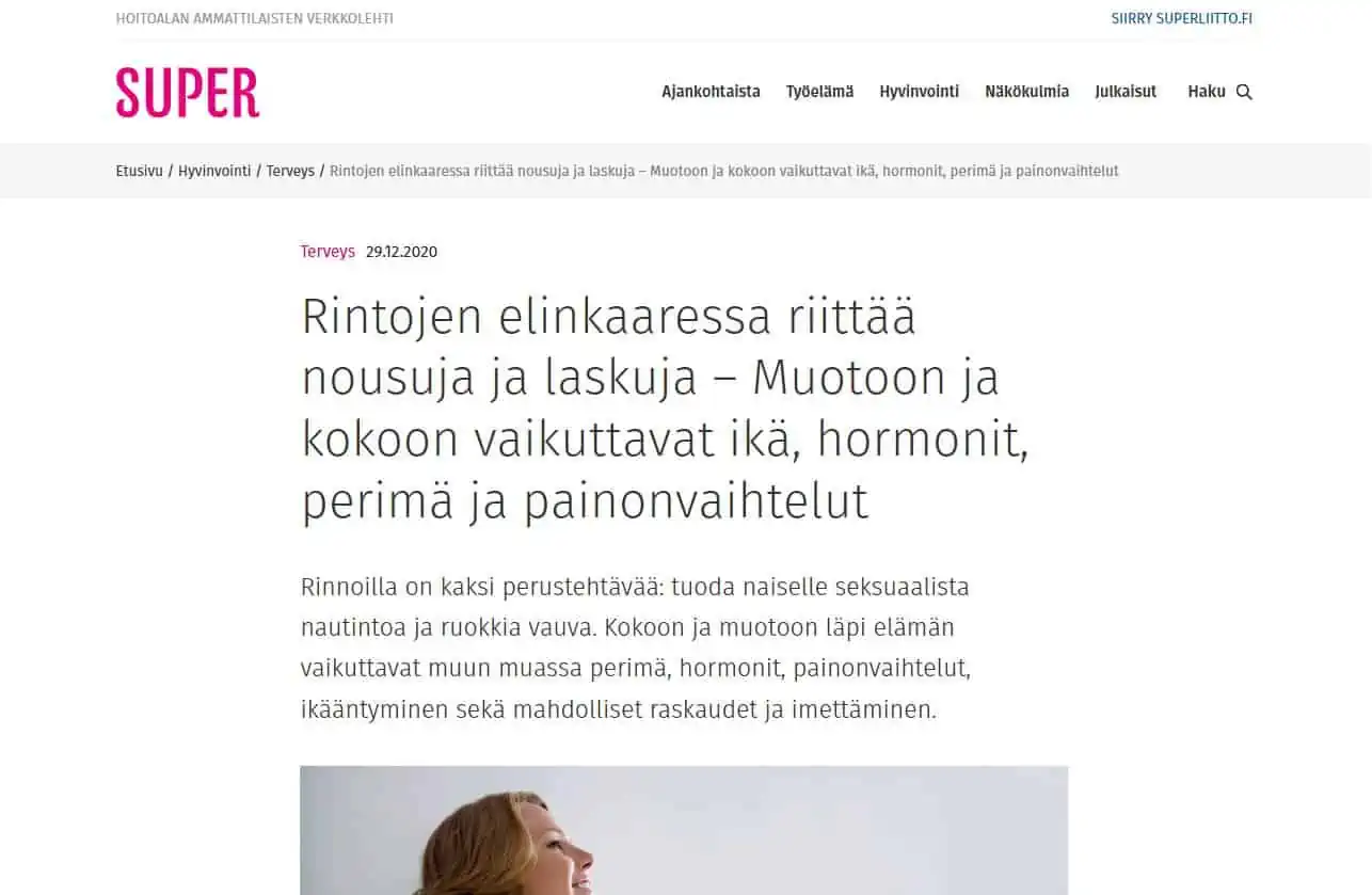 johanna pinksu rintasyöpä artikkeli yle